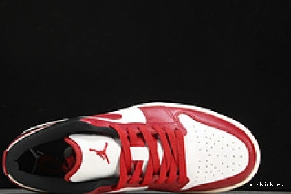 Low Reverse Black  Toe 1 Retro Jordan 0825